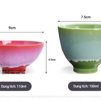 Bộ 5 Chén Thiên Mục